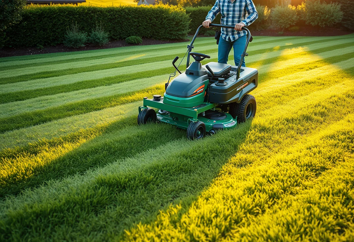 Mowing on a Schedule, WB Lawn Care in Dothan, Alabama